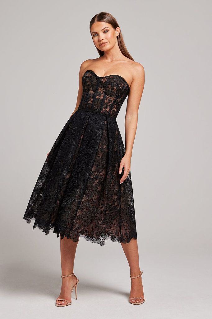 Nadine Merabi black dress
