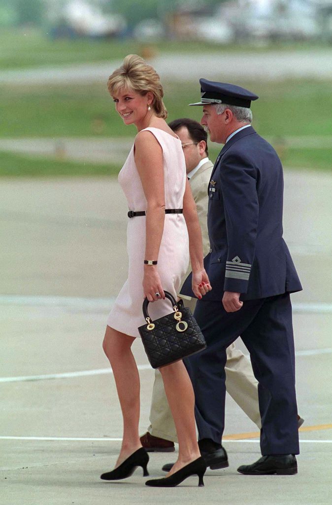 Princess Of Wales carrying her Lady Dior bag at Buenos Aires Airport, Argentina.  (Photo by Tim Graham Photo Library via Getty Images)
