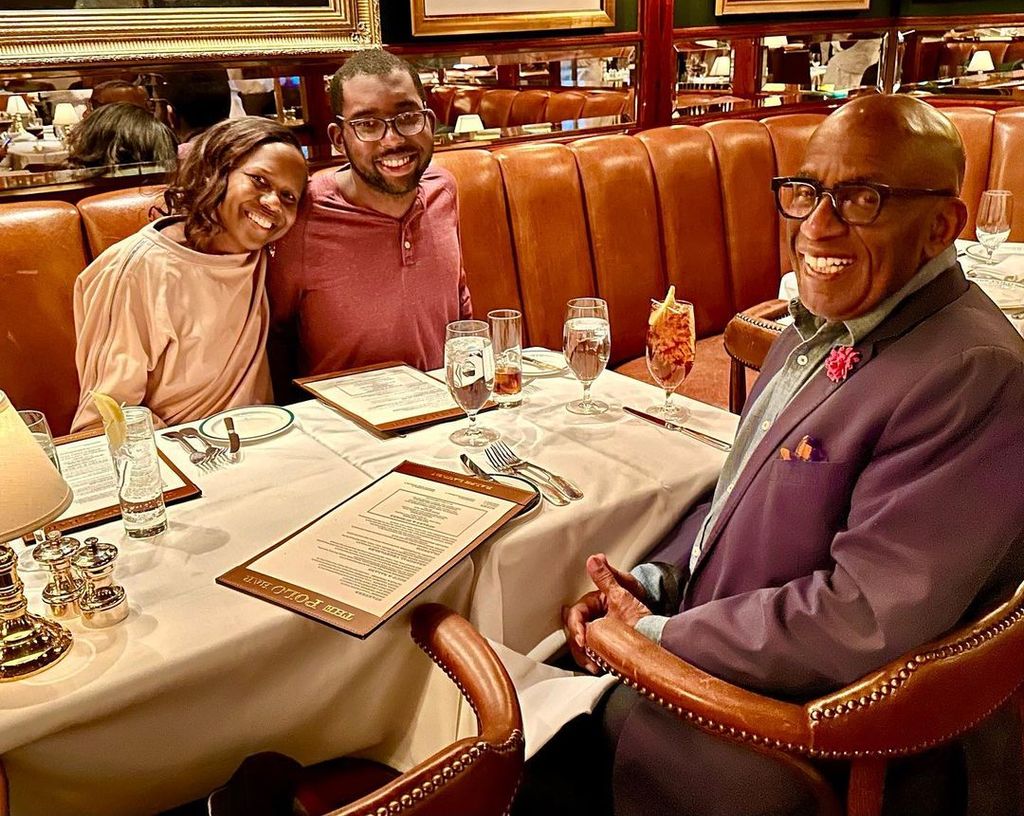 Al Roker and Deborah Roberts with their son Nick