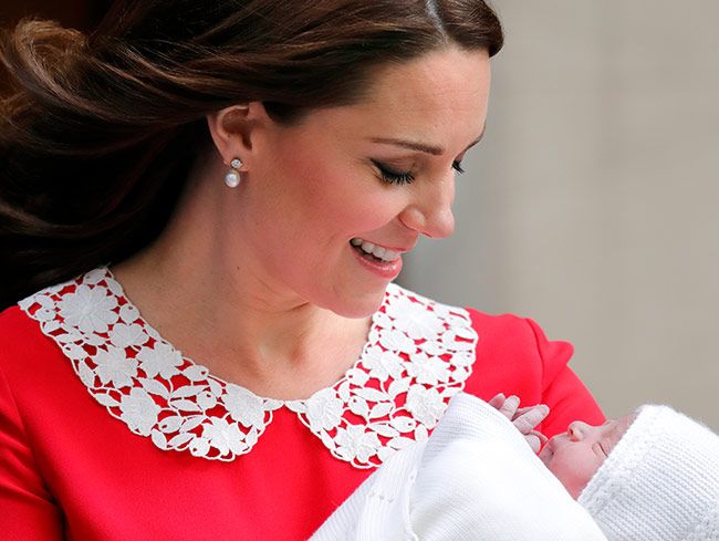 Prince Louis with the Duchess of Cambridge 