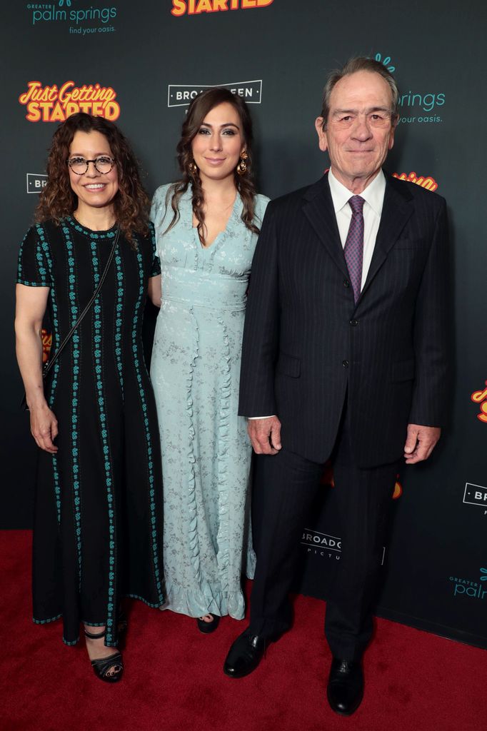 Dawn Laurel-Jones, Victoria Jones, Tommy Lee Jones in 2017