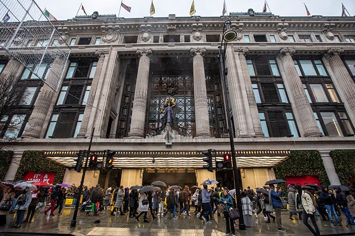 Selfridges in Oxford Circus 