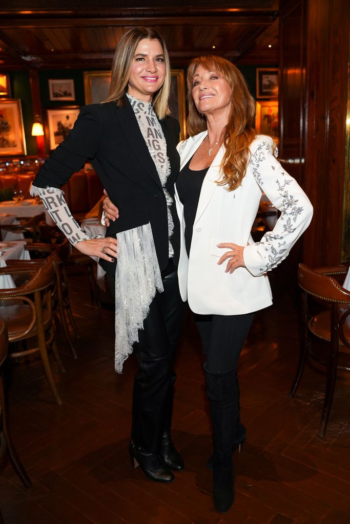 Christy Cashman and Jane Seymour attend Jane Seymour And Christy Cashman Host Luncheon To Celebrate Launch Of Debut Novel "The Truth About Horses" 