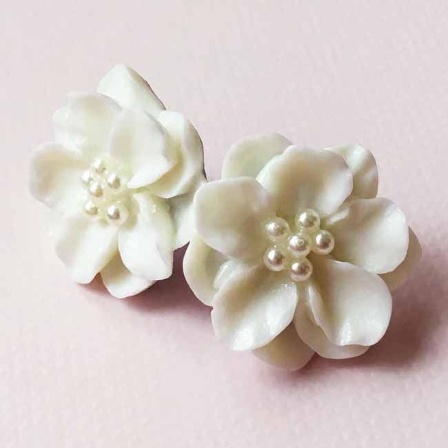 etsy flower earrings