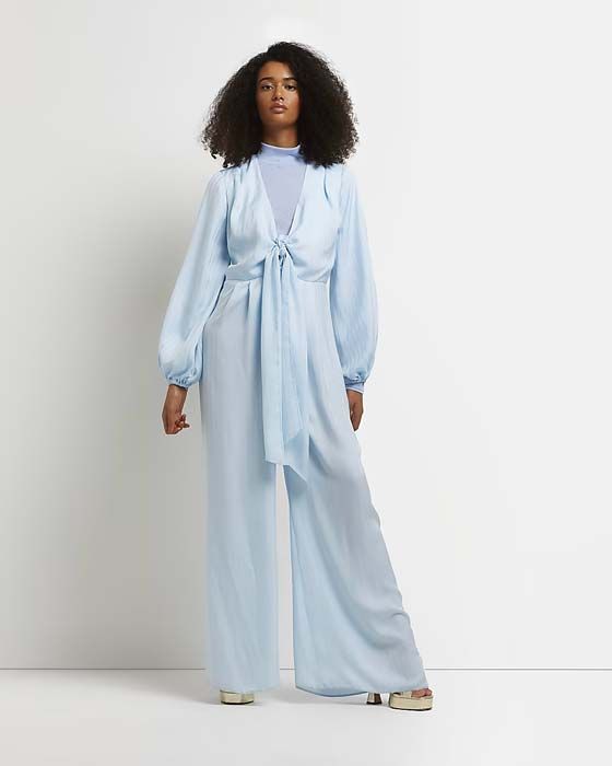 blue jumpsuit river island