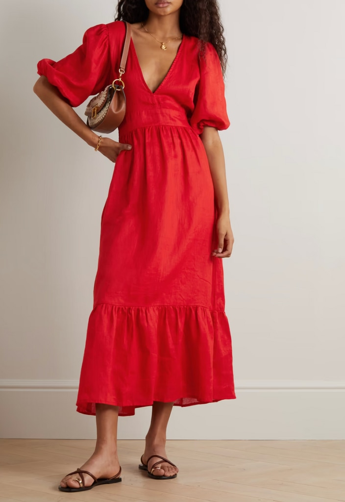 Faithfull The Brand red dress