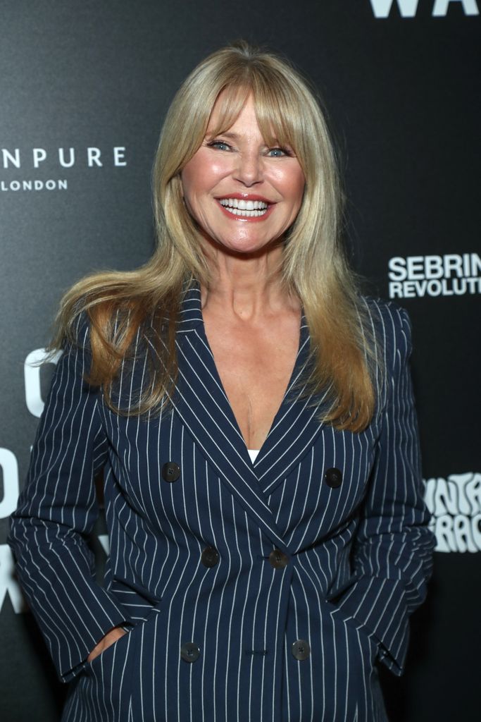 Christie Brinkley attends the "On Our Way" world premiere at Village East Cinema on May 18, 2023 in New York City