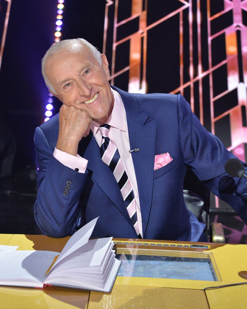 Len Goodman in a suit on the DTWS panel