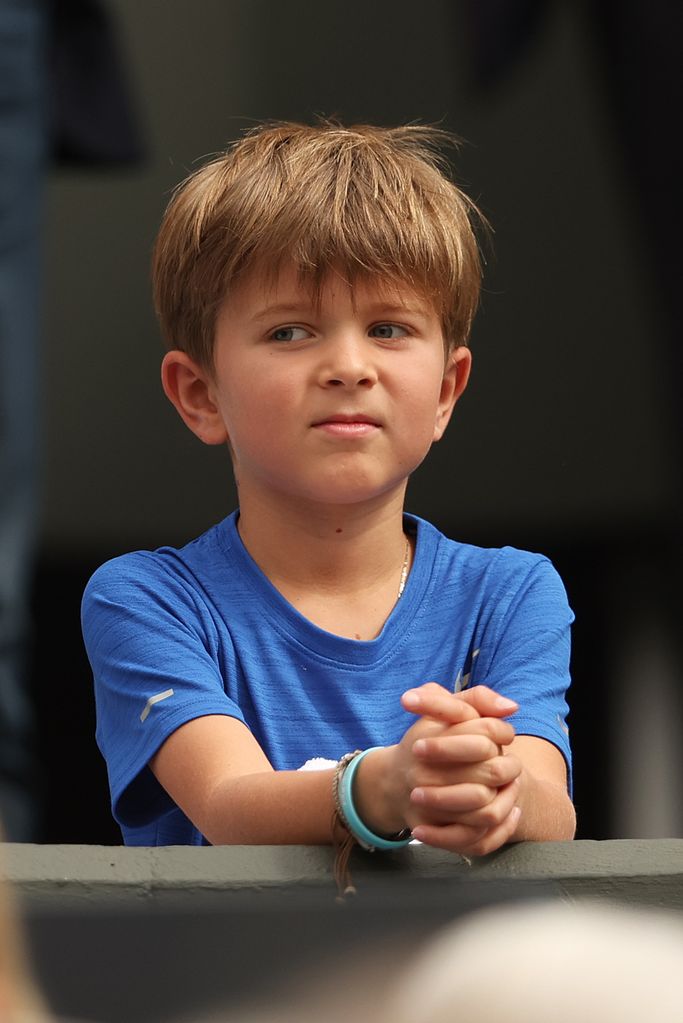 Stefan Djokovic in a blue t-shirt