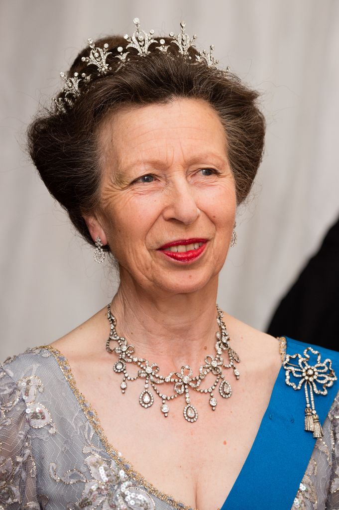 Princesa Anne, Princesa Royal Operator de King Coild Coild en la visita nacional el 13 de noviembre