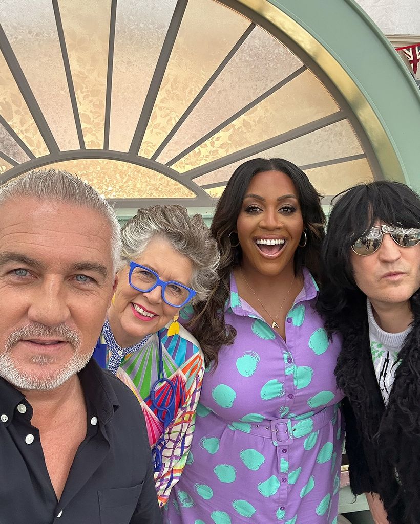 Paul Hollywood, Prue Leith, Alison Hammond and Noel Fielding