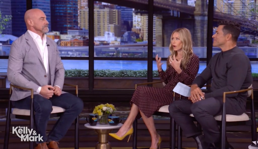 Kelly and Mark with Christopher Meloni of Live