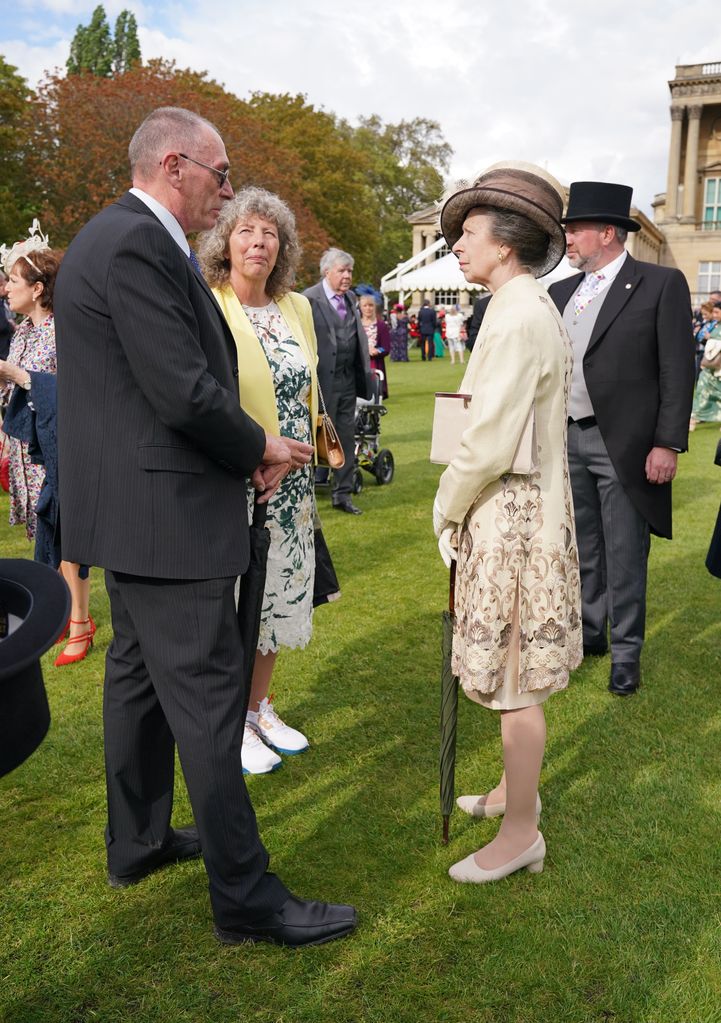 The Princess Royal during a Garden Party at Buckingham Palace