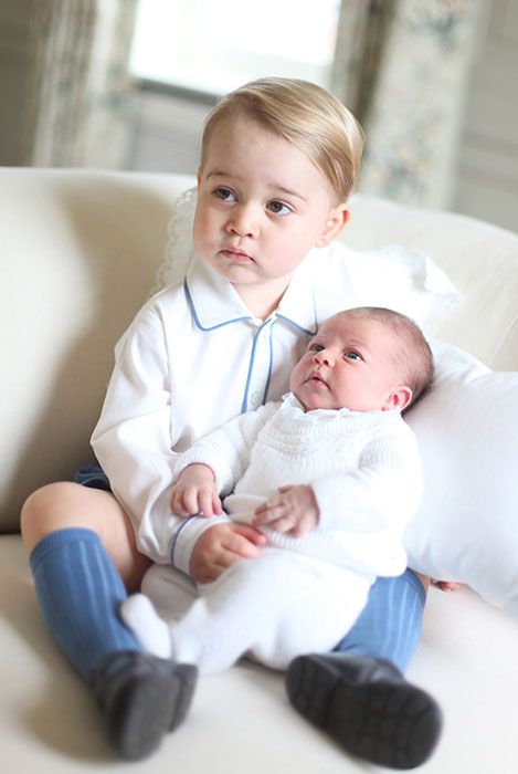 prince george and charlotte first picture together