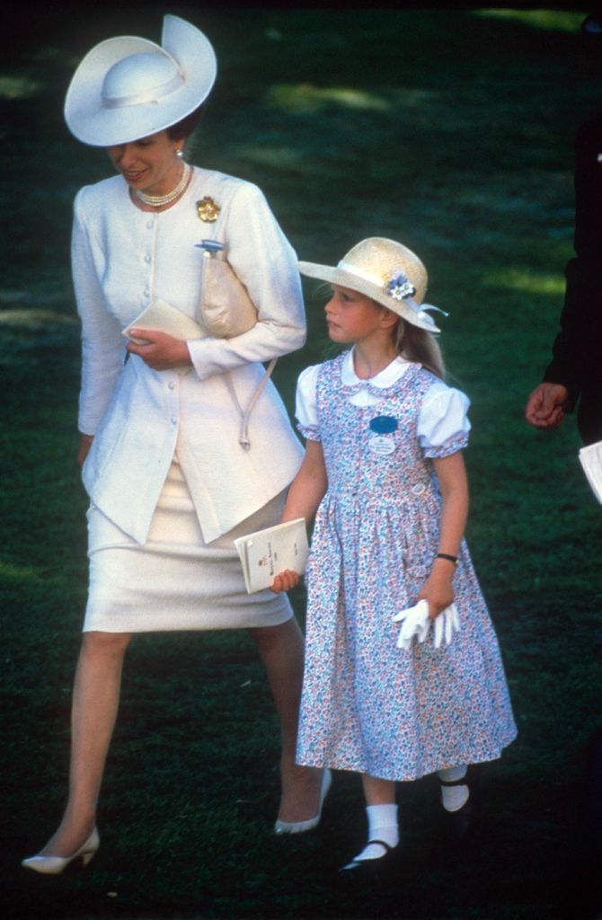 Zara Phillips at Royal Ascot in 1989