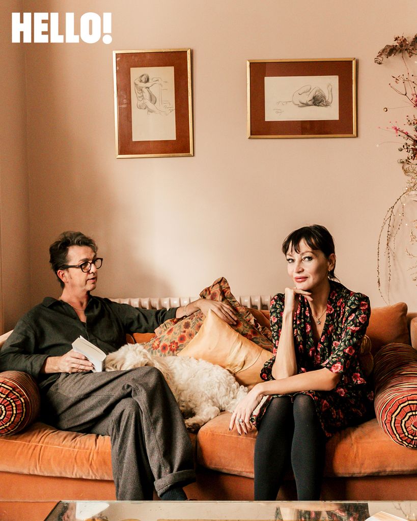Pearl Lowe and husband Danny Goffey at Notting Hill home