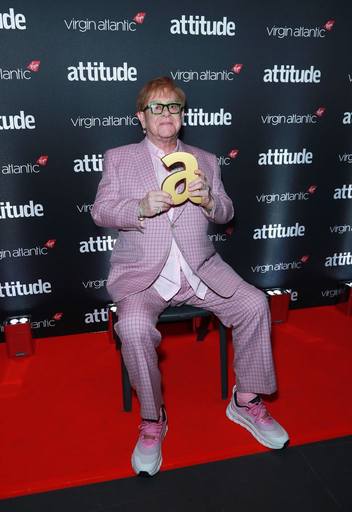 Sir Elton John was honoured with the Legacy award