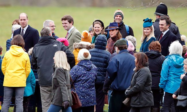 Prince William and Kate Middleton in Norfolk with friends in January 2020