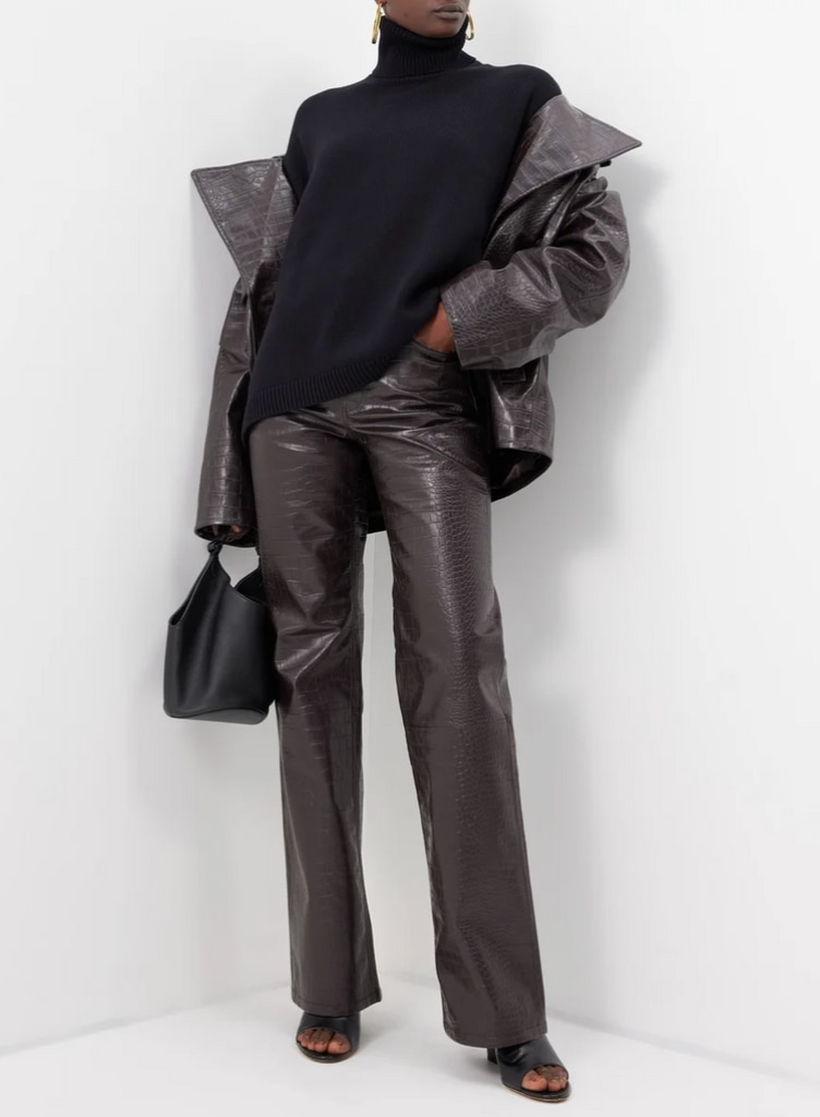 Frankie Shop leather trousers
