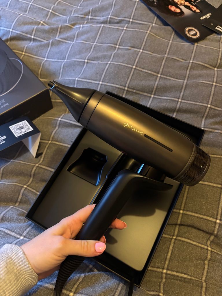 New ghd hairdryer being unboxed