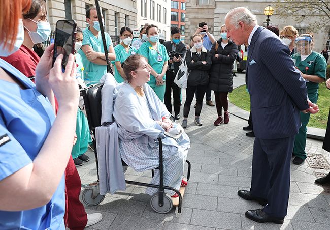 prince charles meets covid patient