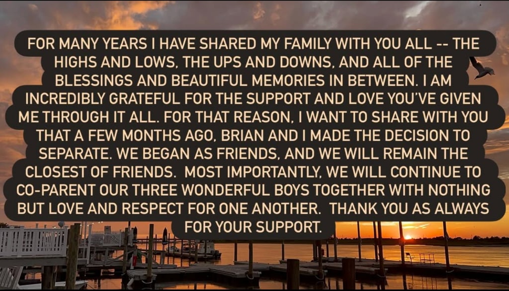Dylan Dreyer announced her split in a heartfelt statement 