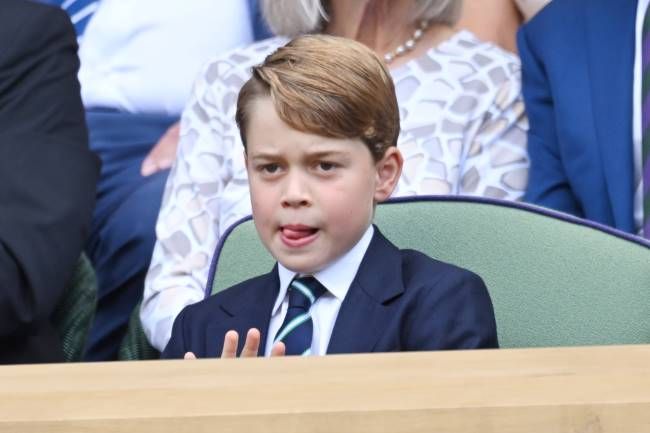 prince george tongue out