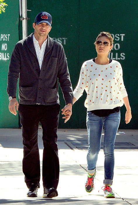 Ashton Kutcher reveals wife Mila Kunis is expecting a baby boy