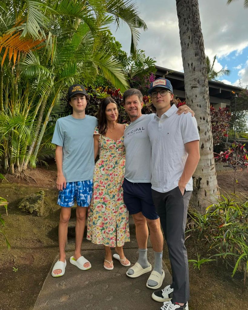 Mark's sons are taller than he is (Michael is on the right)