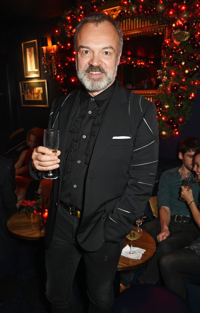 Graham Norton attends the Sunday Times Style Christmas Party in 2015