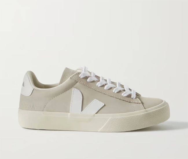 taupe veja trainers