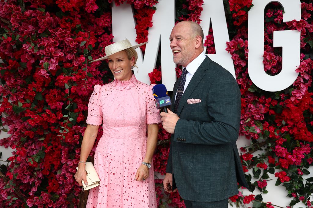 A photo of Mike and Zara Tindall at Magic Millions