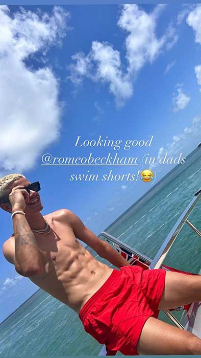 romeo beckham swim shorts
