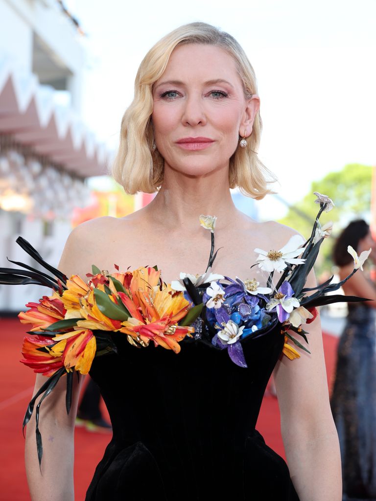 Cate loves a pared-down look, combining luxury makeup like Armani with inexpensive beauty buys