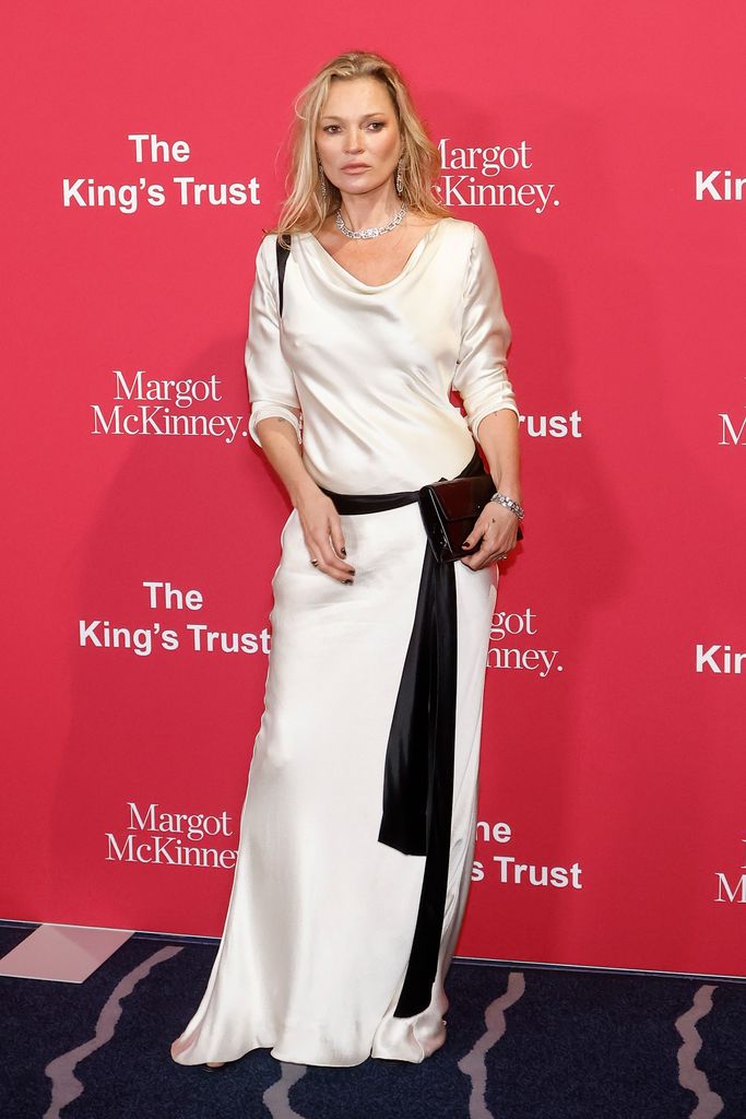 Kate Moss attends the 2024 King's Trust Global Gala at Cipriani South Street on May 02, 2024 in New York City