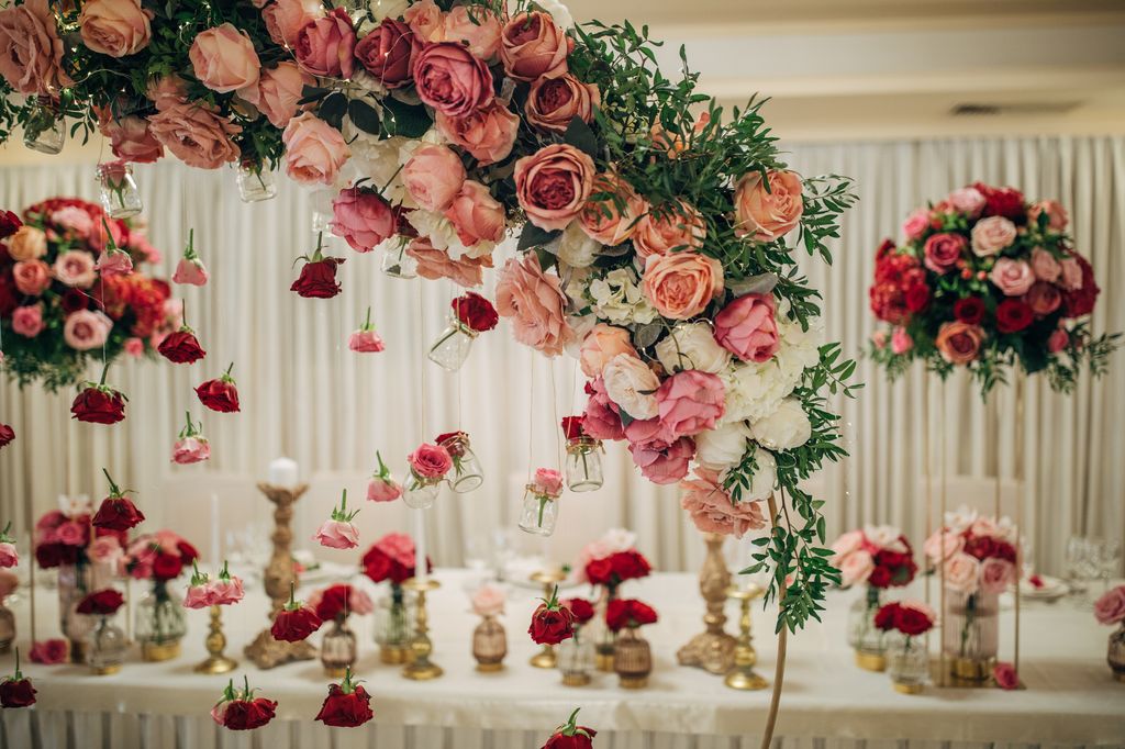 Flower wedding decoration