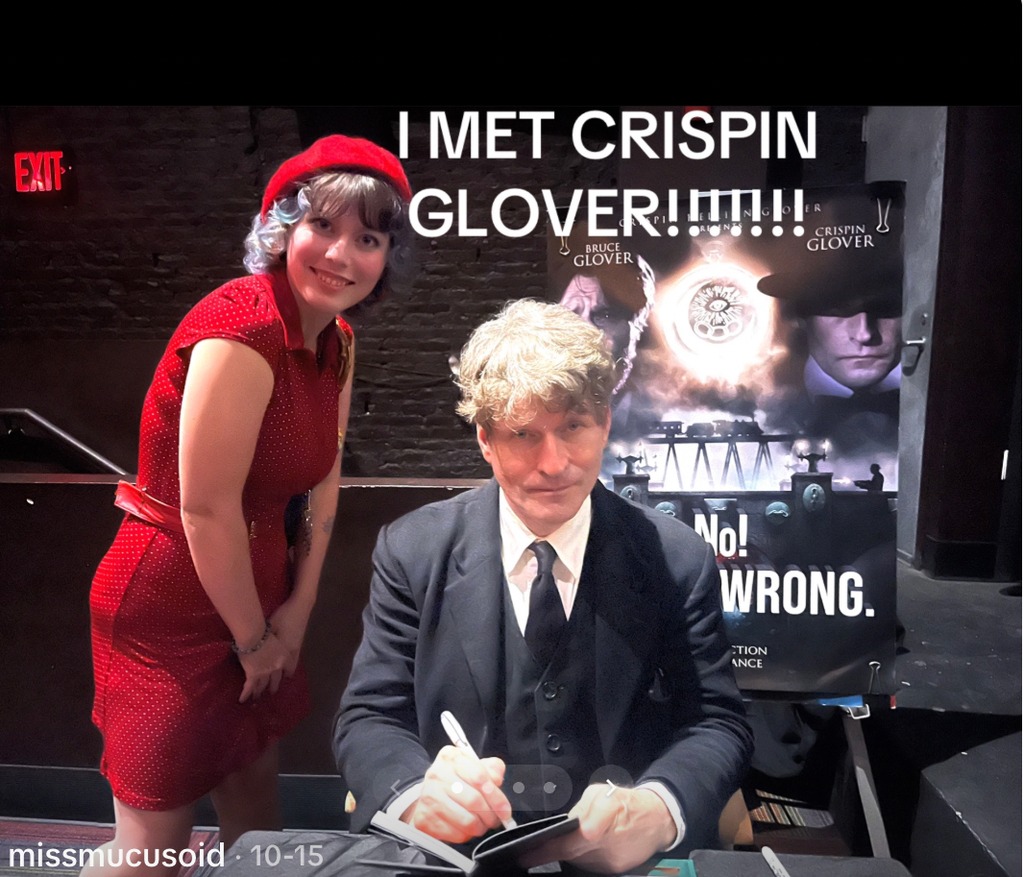 crispin glover signing autographs