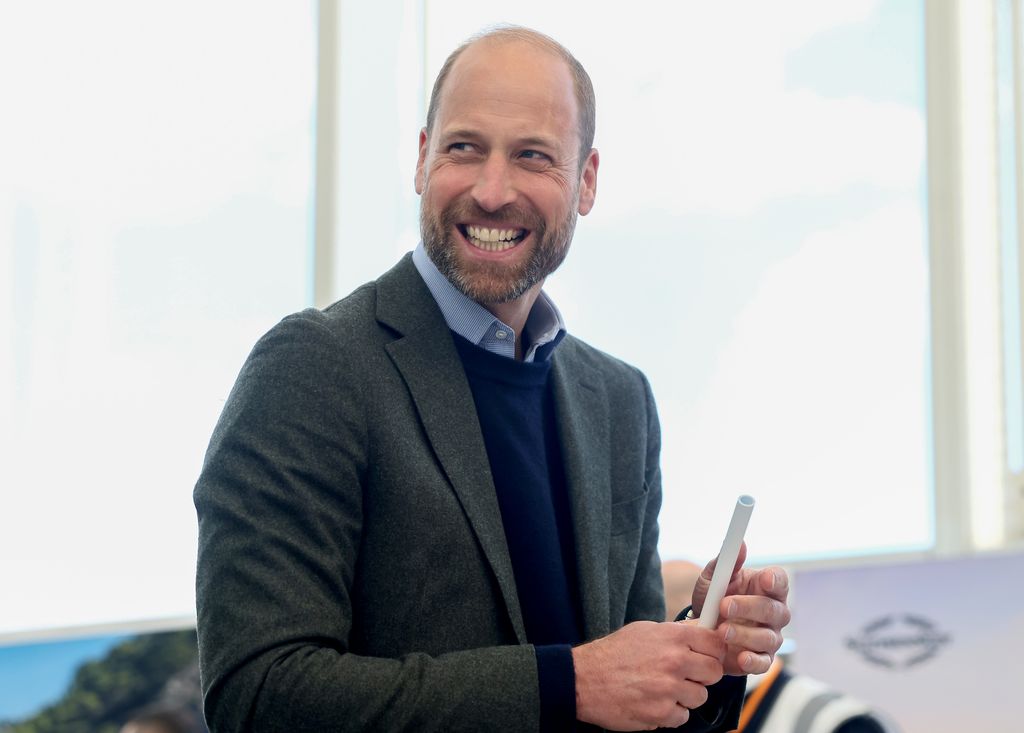 Prince William smiling