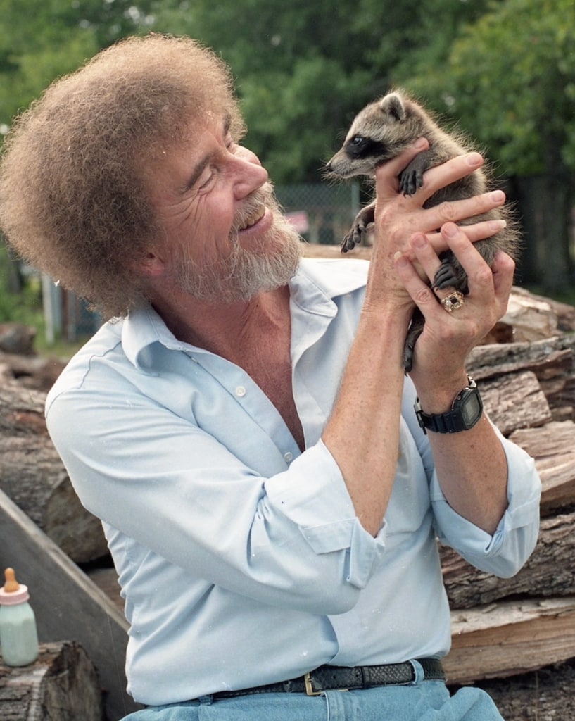 Bob's signature curls were actually a perm