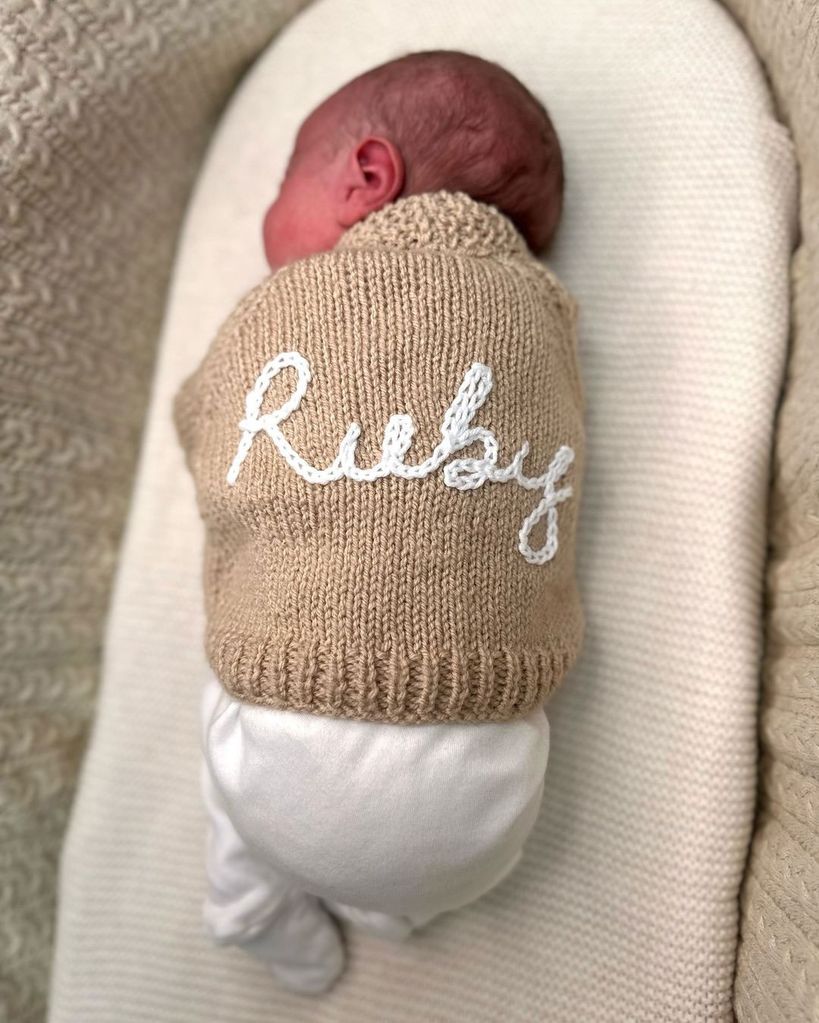 Baby Ruby, Sian Welby's newborn