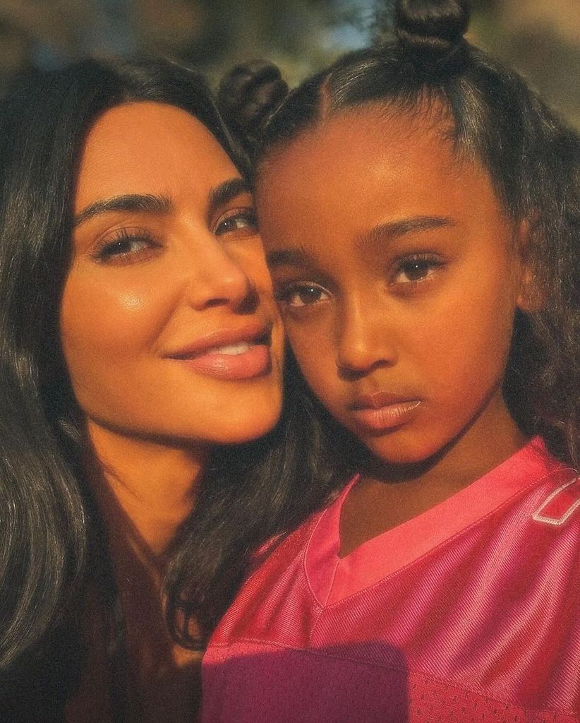 Kim Kardashian and daughter Chicago 