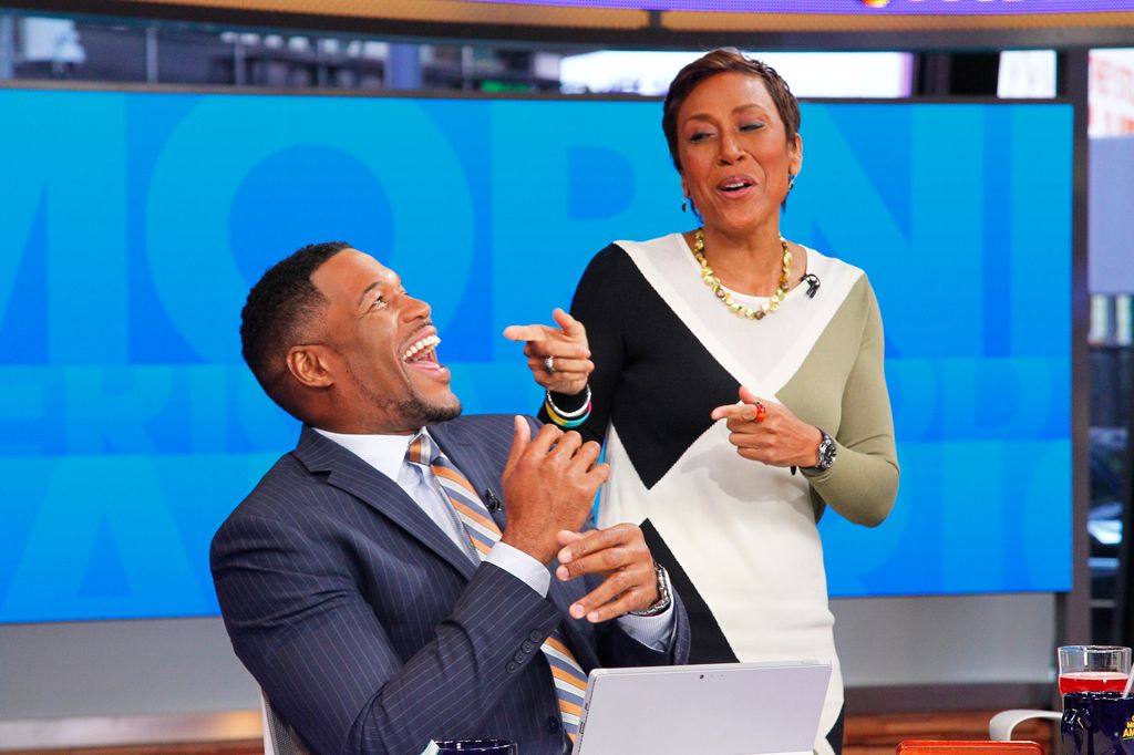 GOOD MORNING AMERICA - Coverage of "Good Morning America," Monday March 13, 2017, airing on the Walt Disney Television via Getty Images Television Network. 
MICHAEL STRAHAN, ROBIN ROBERTS