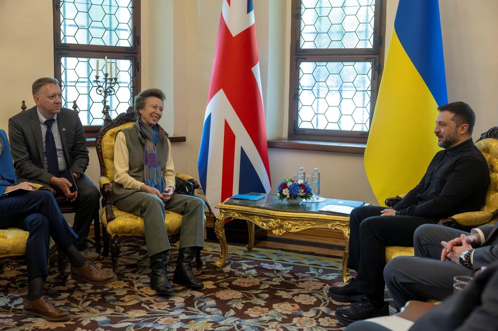 Anne and President Zelensky discussed the UK's support for Ukraine and the country's ongoing resistance