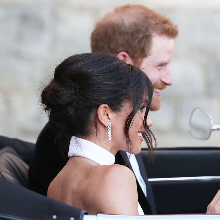 meghan markle wedding day hair