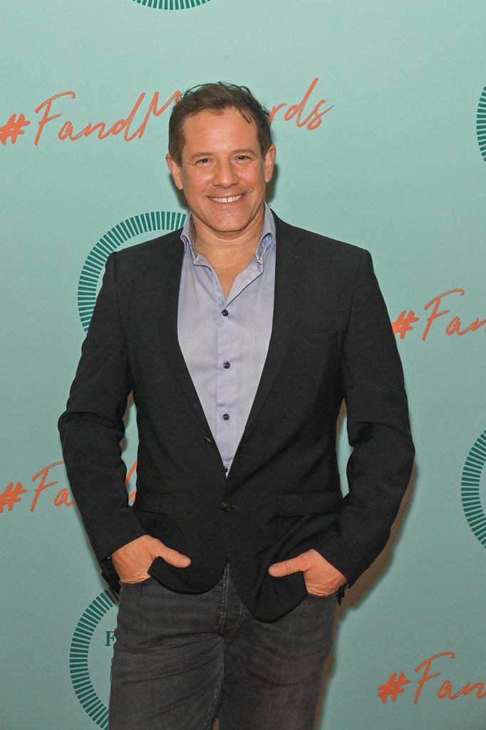 Matt Tebbutt wearing a suit