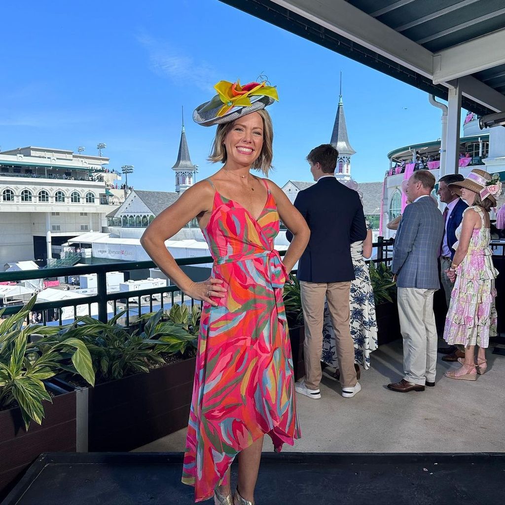 Dylan Dreyer at the Kentucky Derby in another stylish look