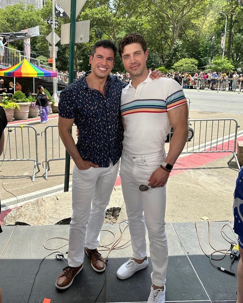 Gio Benitez and husband Tommy DiDario