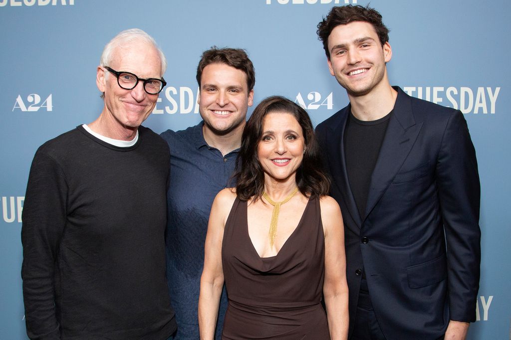Brad Hall, Henry Hall, Julia Louis-Dreyfus and Charlie Hall take on June 6, 2024 in New York City an der der 