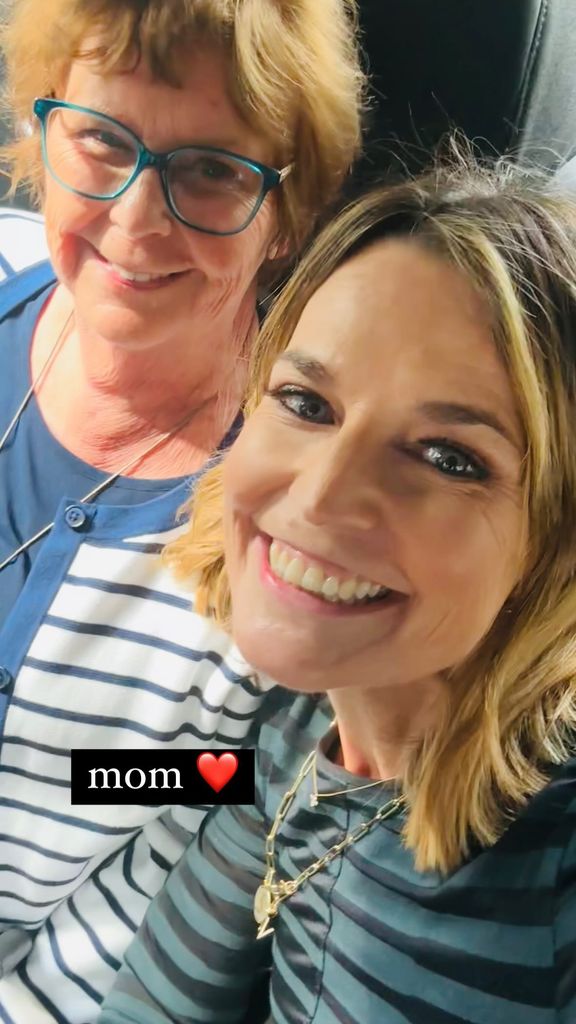 Savannah Guthrie with her mom Nancy 