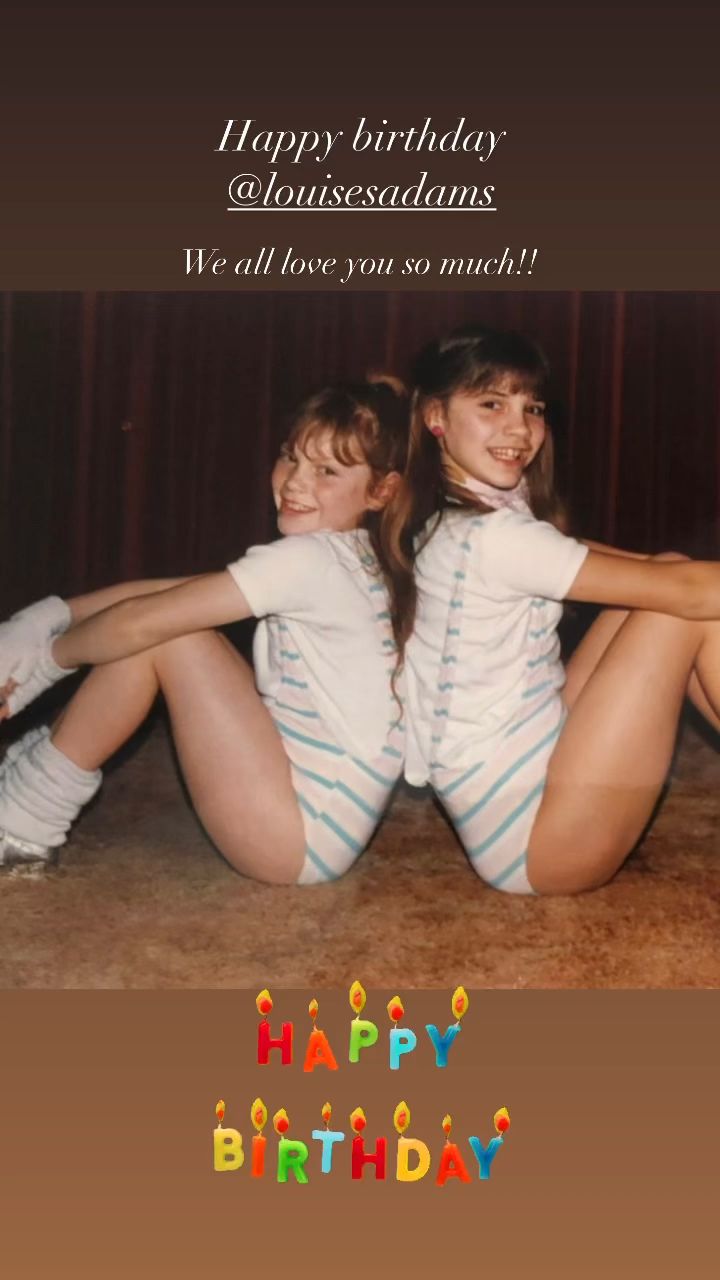 Victoria Beckham's childhood photo with her sister